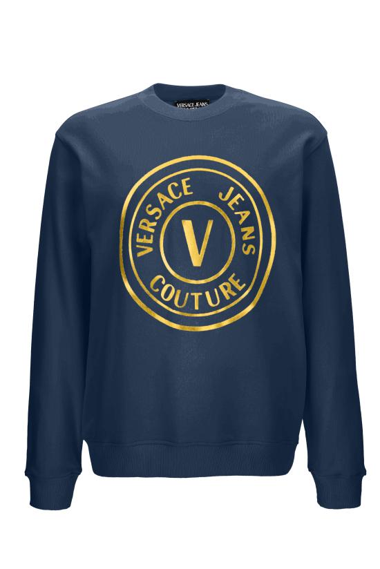 26SS 베르사체 긴팔 티셔츠 80GAIT02 CF01TG83 Blue