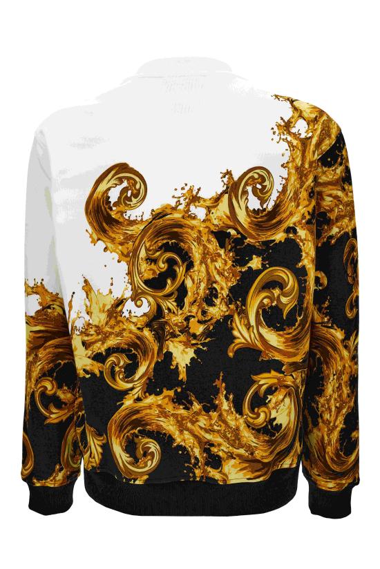 26SS 베르사체 긴팔 티셔츠 80GAI3RB FS216GL2 Golden - VERSACE