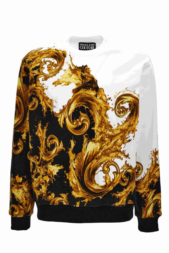 26SS 베르사체 긴팔 티셔츠 80GAI3RB FS216GL2 Golden