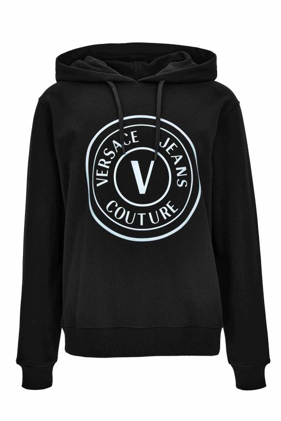 26SS 베르사체 긴팔 티셔츠 80GAIE03 CF00E899 Black