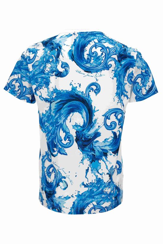 26SS 베르사체 반팔 티셔츠 80GAH6S0 JS543OE8 White - VERSACE