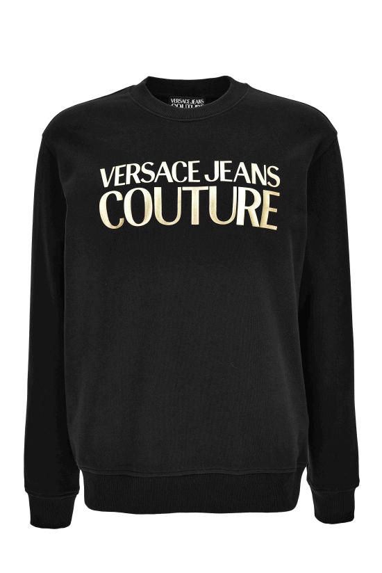 26SS 베르사체 긴팔 티셔츠 80GAIT00 CF01TG89 Black