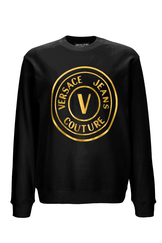 26SS 베르사체 긴팔 티셔츠 80GAIT02 CF01TG89 Black