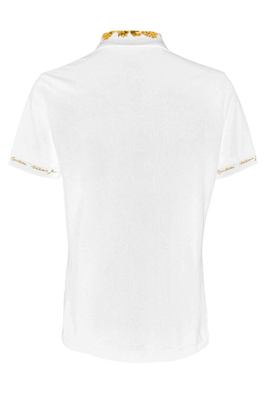 26SS 베르사체 폴로 티셔츠 80GAGT12 CJ01TG03 White - VERSACE