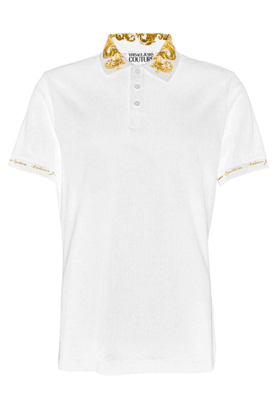 26SS 베르사체 폴로 티셔츠 80GAGT12 CJ01TG03 White