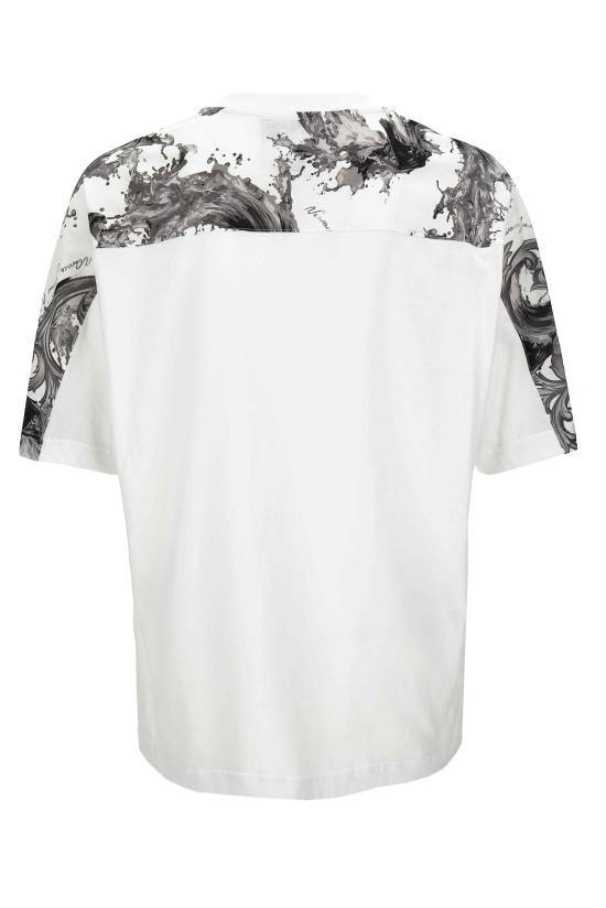 26SS 베르사체 반팔 티셔츠 80GAH610 JS543U22 Black - VERSACE