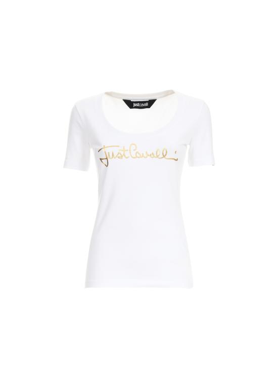 26SS 저스트까발리 반팔 티셔츠 80PAHT02 CJ502G03 White