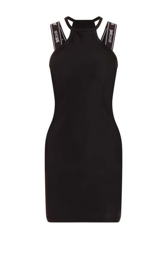 26SS 저스트까발리 미디 원피스 80PAO936 J0108899 Black