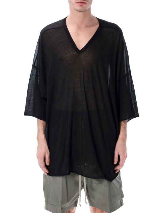 26SS 릭 오웬스 반팔 티셔츠 RR01F2279UC 09 Nero