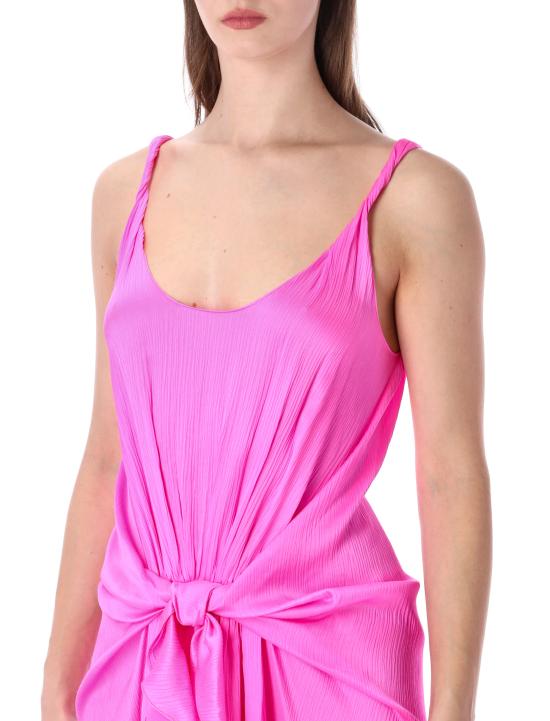 26SS JW앤더슨 미디 원피스 DR0503PG1897 350 HOT PINK - JW ANDERSON