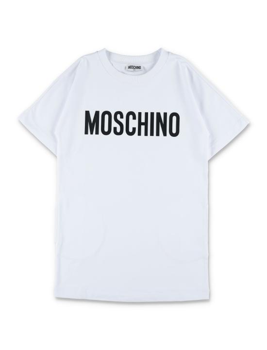 26SS [키즈] 모스키노 원피스 HDV0I1LBA10 10101 Bianco