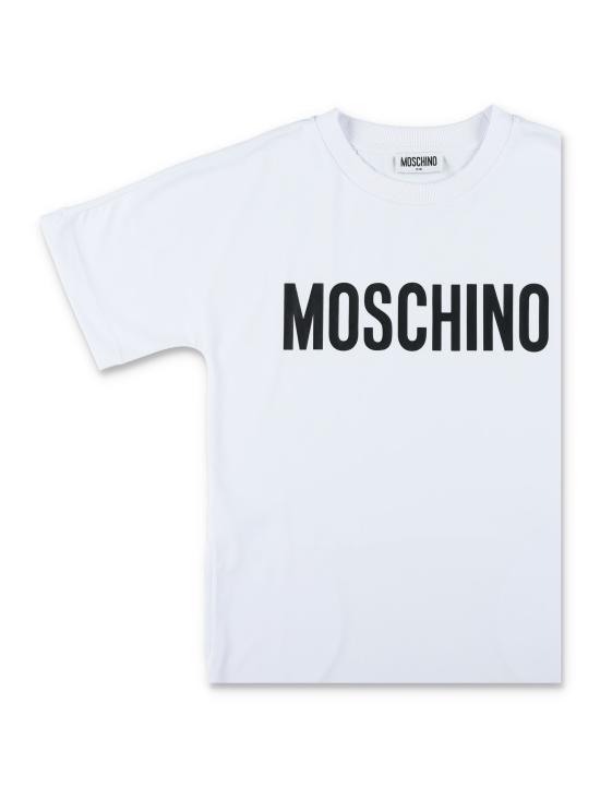 26SS [키즈] 모스키노 원피스 HDV0I1LBA10 10101 Bianco - MOSCHINO