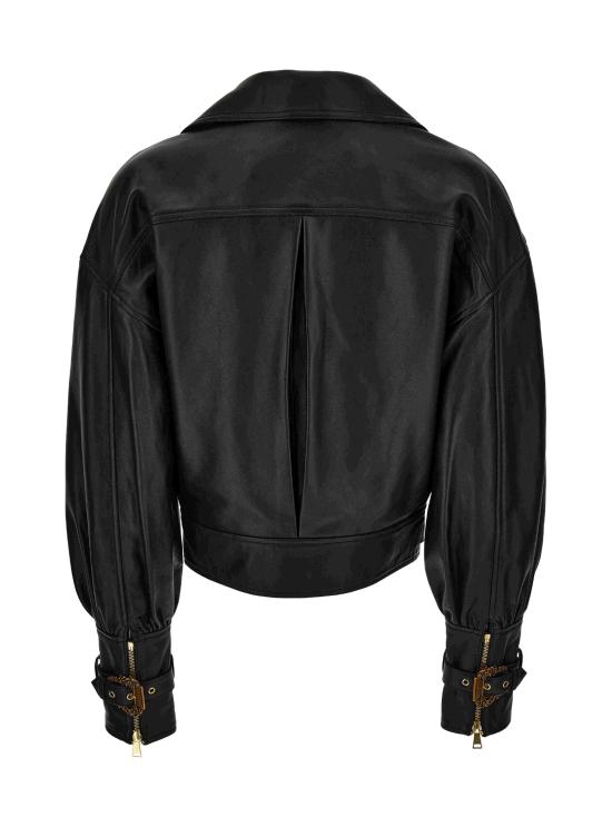 26SS 베르사체 가죽 자켓 80HAVP00 CP009899 Black - VERSACE