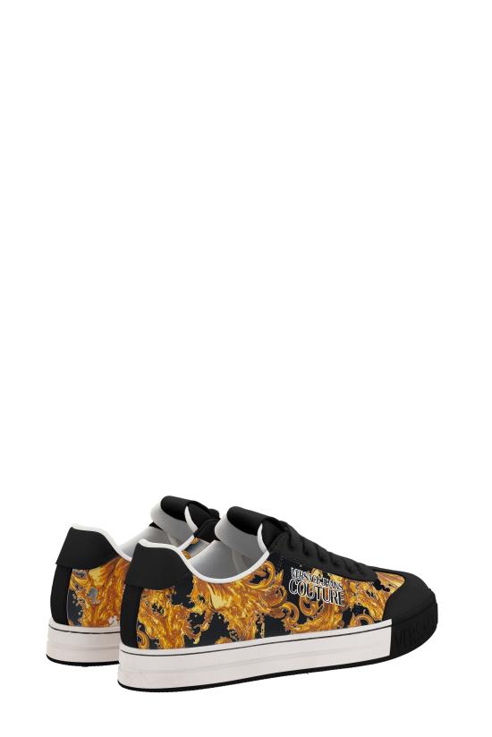 26SS 베르사체 스니커즈 80YA3SK6 ZSE04G89 Black - VERSACE