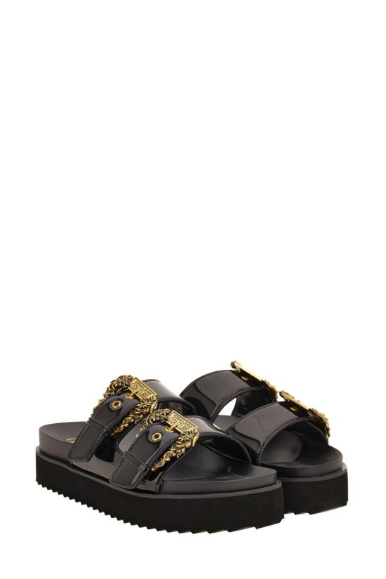 26SS 베르사체 샌들 80VA3SM1 ZS190899 Black