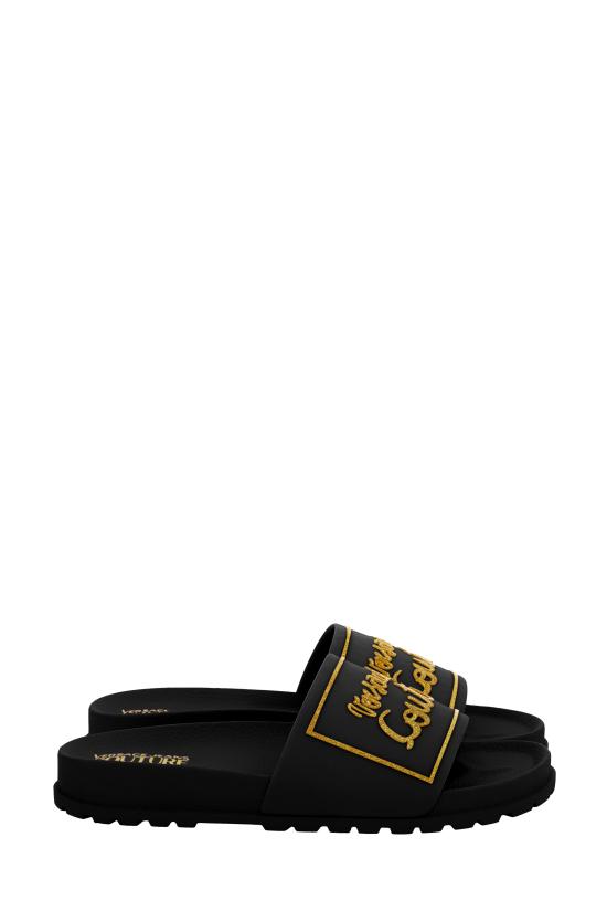 26SS 베르사체 뮬/슬리퍼 80VA3SQ2 ZSS79899 Black - VERSACE