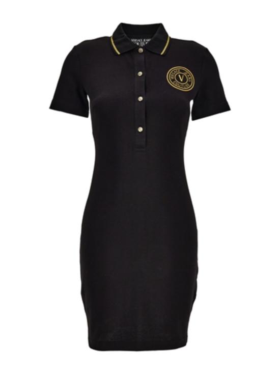 26SS 베르사체 미디 원피스 80HAOT03 CJ01TG89 Black