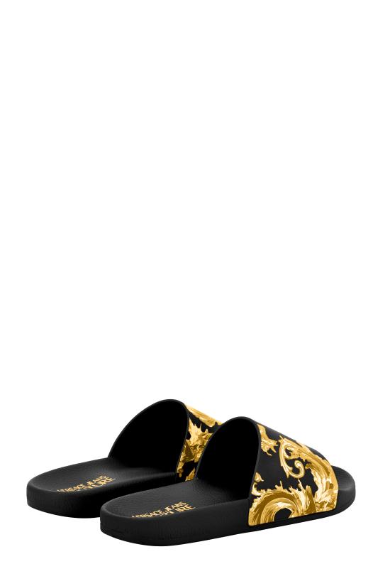 26SS 베르사체 뮬/슬리퍼 80VA3SQ3 ZS365G89 Black - VERSACE