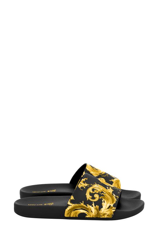 26SS 베르사체 뮬/슬리퍼 80VA3SQ3 ZS365G89 Black - VERSACE
