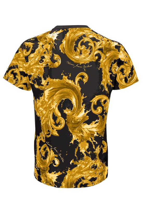 26SS 베르사체 반팔 티셔츠 80GAH6S0 JS543G89 Black - VERSACE