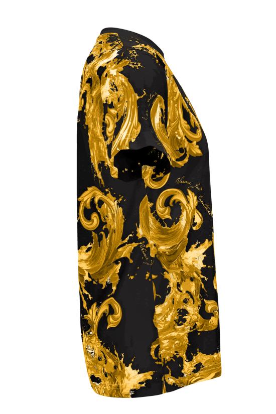 26SS 베르사체 반팔 티셔츠 80GAH6S0 JS543G89 Black - VERSACE