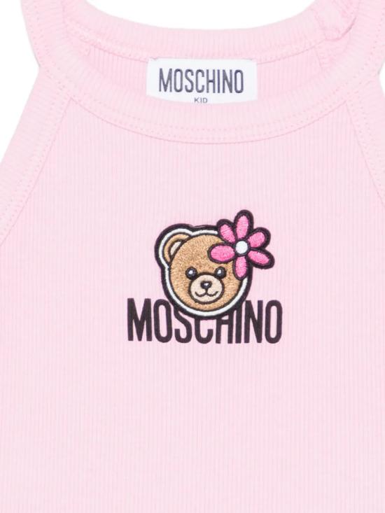 26SS [키즈] 모스키노 블라우스 HDM06ZLBA39 51473 Pink - MOSCHINO