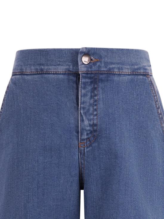 26SS [키즈] 펜디 쇼츠/버뮤다 JMF567AVVU F0QG0 Blue - FENDI