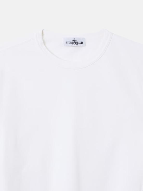 26SS [키즈] 스톤 아일랜드 트레이닝 상의 L1S166100005S0040 V0001 White - STONE ISLAND