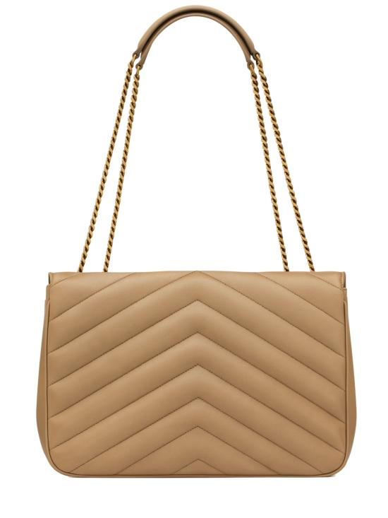 26SS 생로랑 루루 라지 마틀라세 램스킨 숄더백 803541AAEAX 2357 Beige - SAINT LAURENT