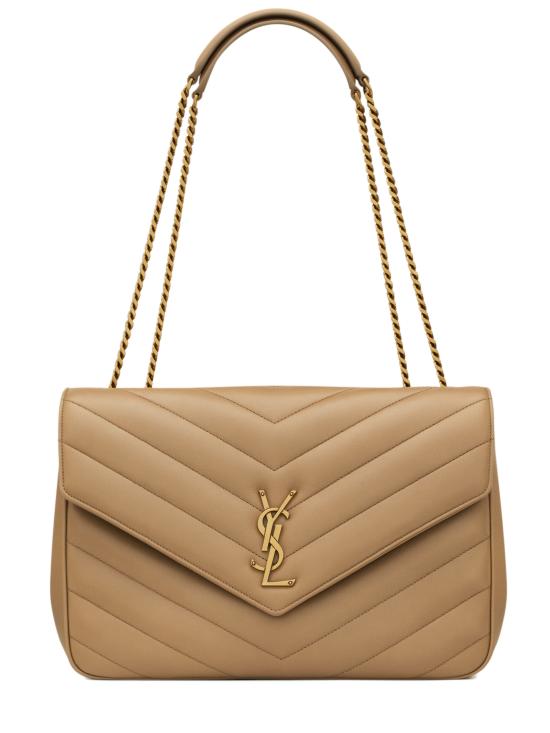 26SS 생로랑 루루 라지 마틀라세 램스킨 숄더백 803541AAEAX 2357 Beige