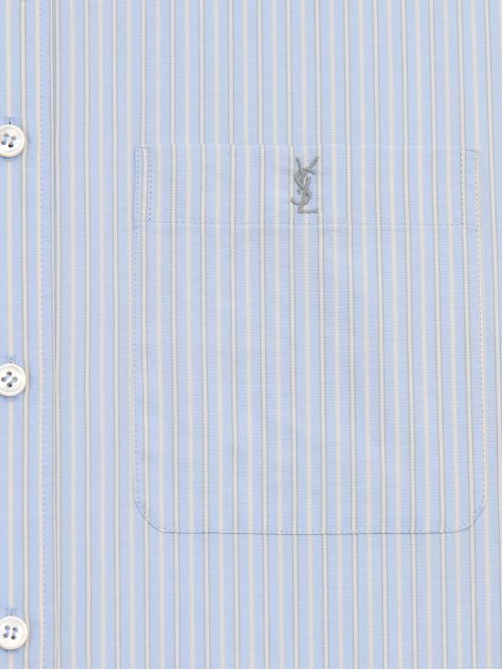 26SS 생로랑 셔츠 861080Y7J66 4427 Clear Blue - SAINT LAURENT
