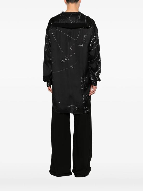 26SS 릭 오웬스 긴팔 셔츠 RU01F2295KP1 0911 Black - RICK OWENS