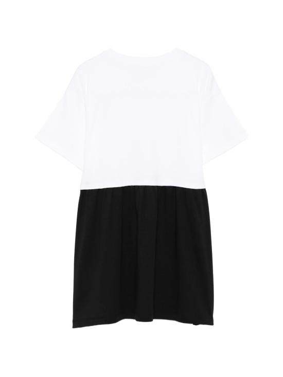 26SS [키즈] 모스키노 원피스 HDV0HRLAA43 84340 White - MOSCHINO