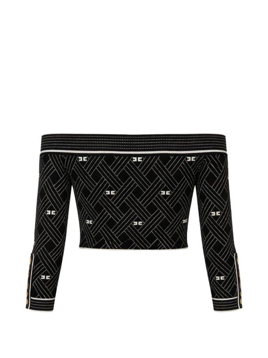 26SS 엘리자베타프랜치 반팔 티셔츠 MK27Q61E2 685 - ELISABETTA FRANCHI