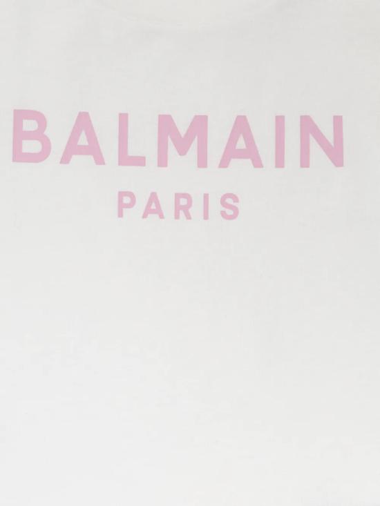 26SS [키즈] 발망 티셔츠 BY8C71Z3672 100RS White - BALMAIN