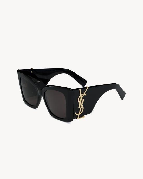 26SS 생로랑 선글라스 736461Y9956 1000 Black - SAINT LAURENT