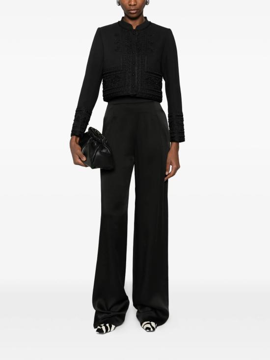 26SS 막스마라 스튜디오 스트레이트 팬츠 2616131023600 015 Black - MAX MARA STUDIO