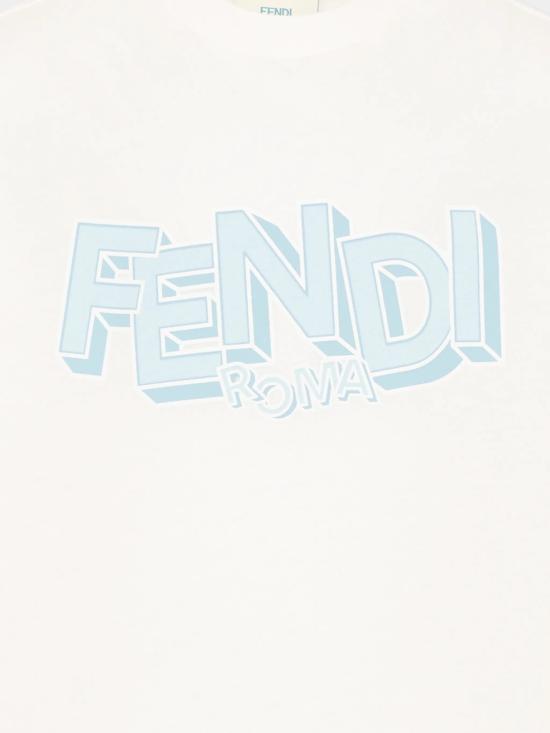 26SS [키즈] 펜디 티셔츠 JMI5047AJ F1UVS White - FENDI