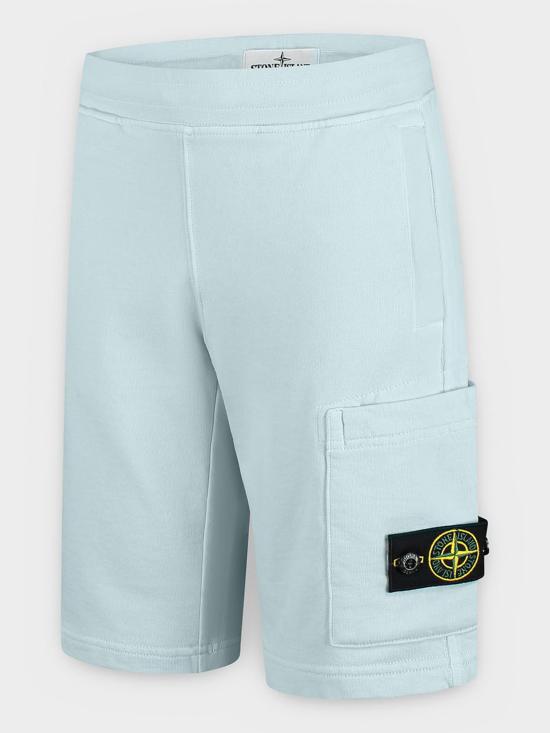 26SS [키즈] 스톤 아일랜드 쇼츠/버뮤다 L1S166200006S0040 V0041 Clear Blue - STONE ISLAND