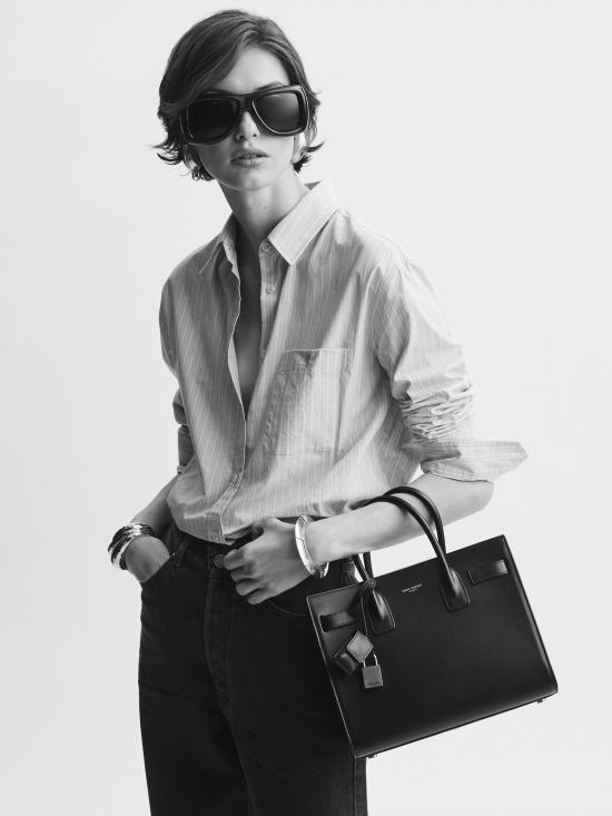 26SS 생로랑 토트백 4218591U80W 2916 Brown - SAINT LAURENT