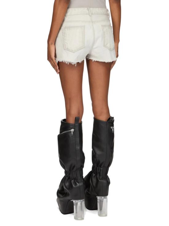 26SS 릭 오웬스 숏팬츠 RO01F6396DMW 51 White - RICK OWENS