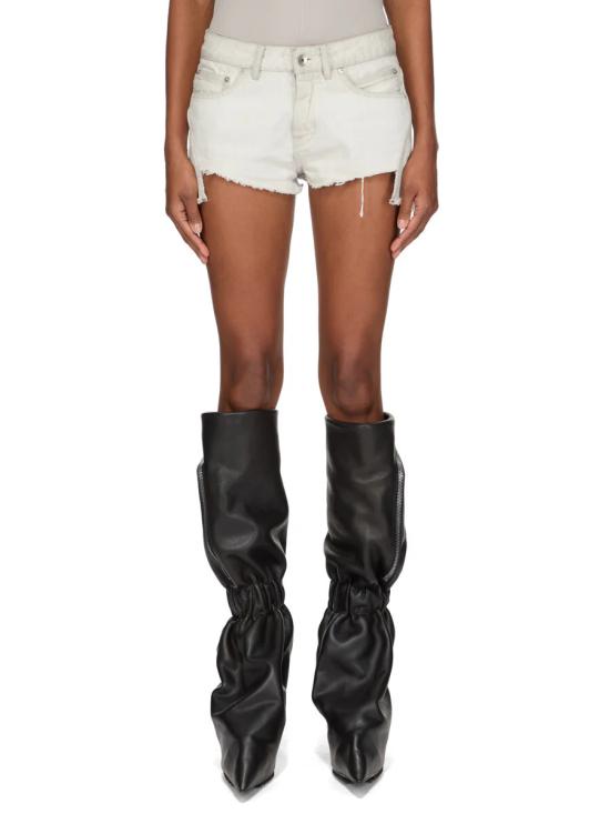 26SS 릭 오웬스 숏팬츠 RO01F6396DMW 51 White - RICK OWENS