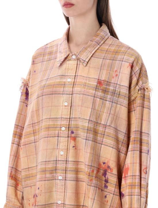 26SS 알13 반팔 티셔츠 R13WR075R654B ORANGE PURPLE - R13