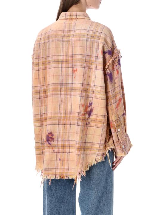 26SS 알13 반팔 티셔츠 R13WR075R654B ORANGE PURPLE - R13