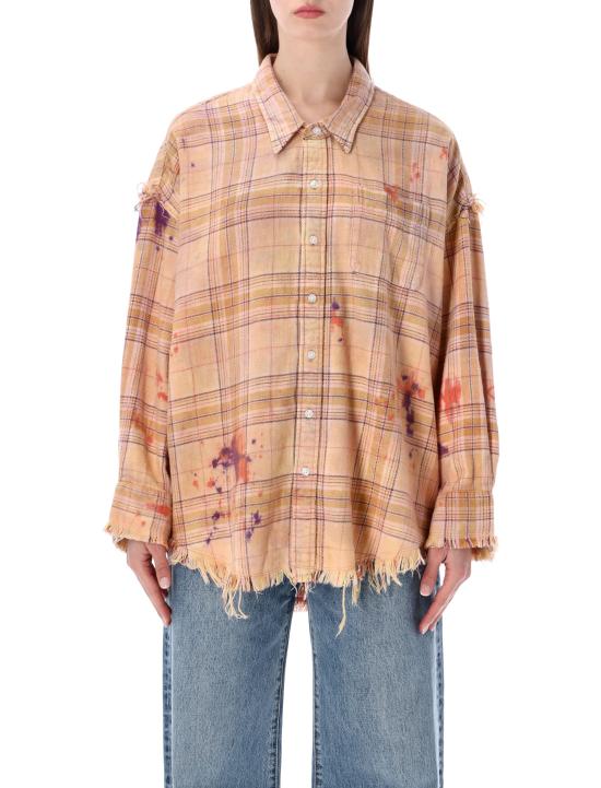 26SS 알13 반팔 티셔츠 R13WR075R654B ORANGE PURPLE