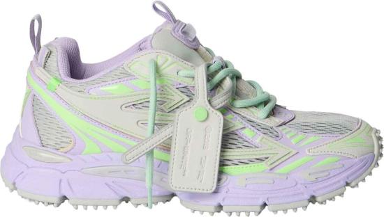 25FW 오프화이트 스니커즈 OWIA289F25FAB001093F PURPLE