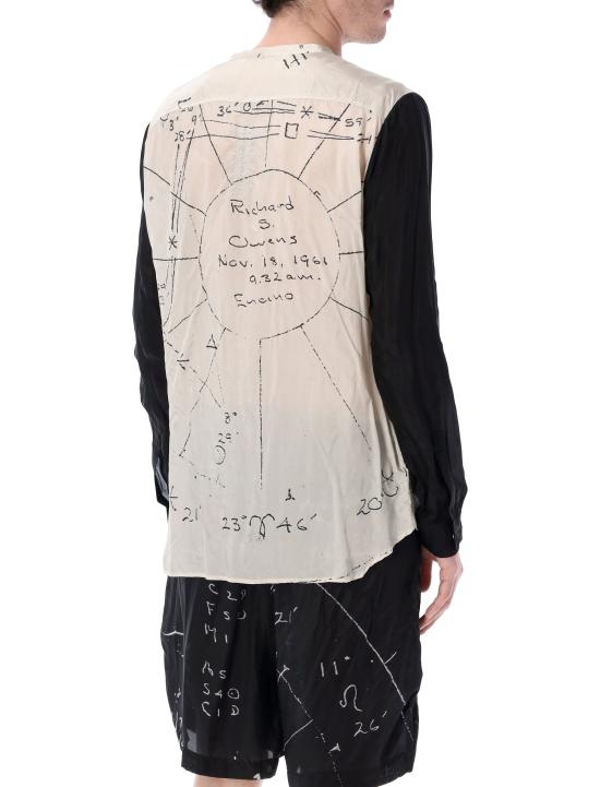 26SS 릭 오웬스 반팔 티셔츠 RU01F2290KP1J 1109 MILK BLACK - RICK OWENS