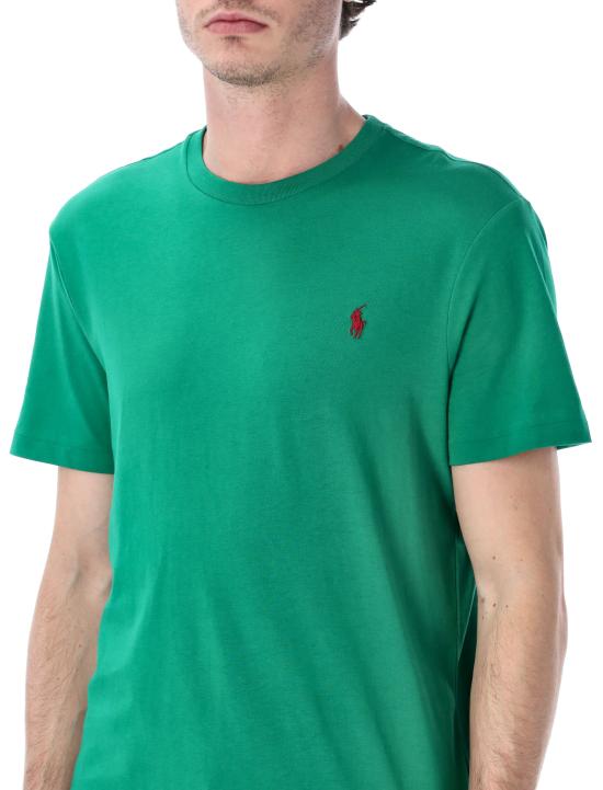 26SS 폴로 랄프로렌 포니로고 자수 반팔 티셔츠 710671438 519 ERIN GREEN - POLO RALPH LAUREN