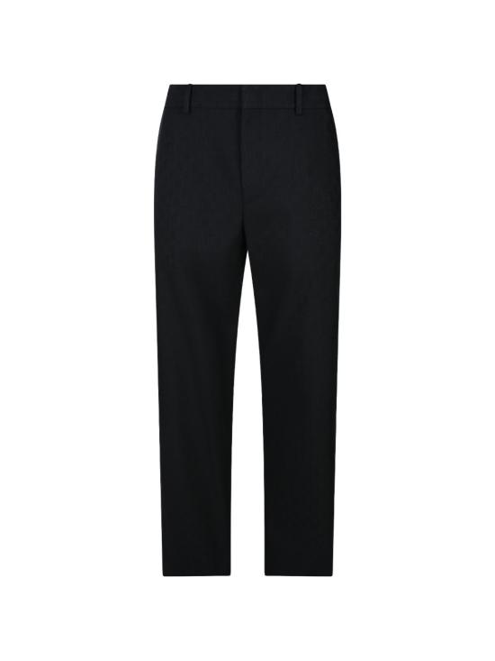 26SS 구찌 GG 울 팬츠 864053 ZAUUC1000 Black