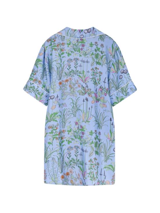 26SS 구찌 민소매 티셔츠 855618 ZAULE4340 Light blue floral - GUCCI